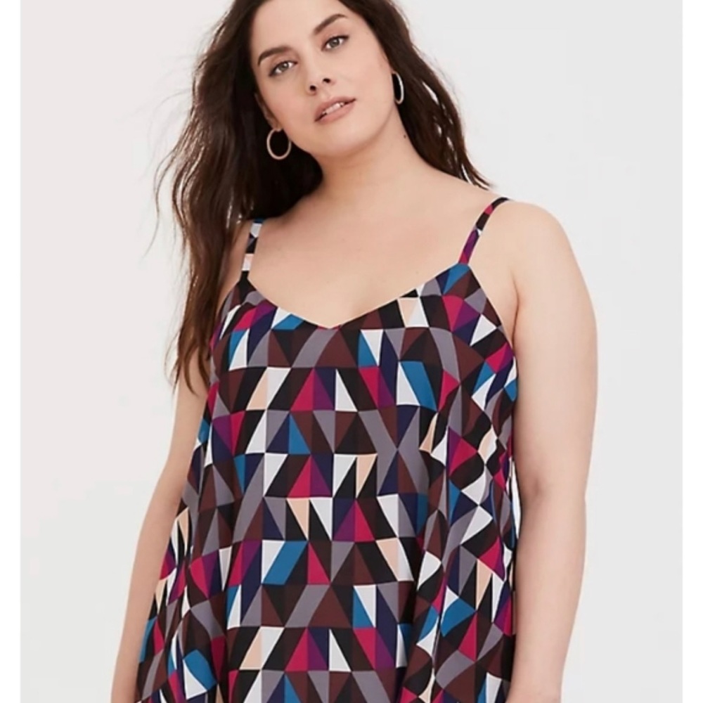Torrid Geometric Colorful Swing Tank